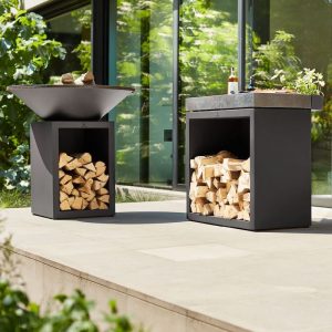 OFYR Butcher Block Storage 90 Black Dark Grey Ceramic - Image 2