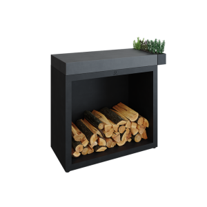 OFYR Butcher Block Storage 90 Black Dark Grey Ceramic - Image 1