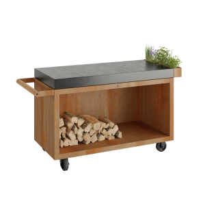 OFYR Mise en Place Table Corten 135 PRO Dark Grey Ceramic - Image 1