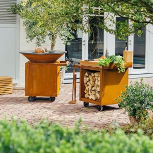 OFYR Mise en Place Table Corten 65 PRO Teak Wood - Image 2