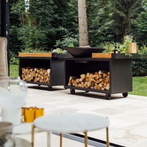 OFYR Mise en Place Table Black 135 PRO Teak Wood - Image 2
