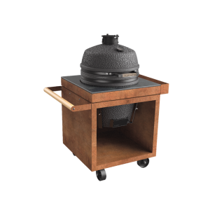 OFYR Kamado Table Corten 75 PRO+ Corten Ceramic Dark - Image 1
