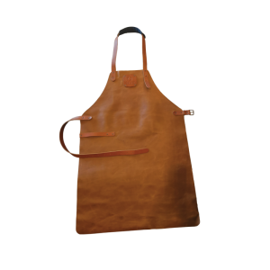 OFYR Ādas priekšauts / brūns - Image 1